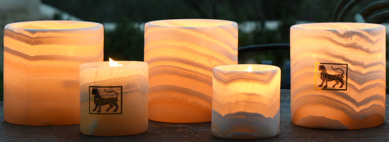 Alabaster Candles