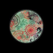 Glass Plate Round Fico d'India