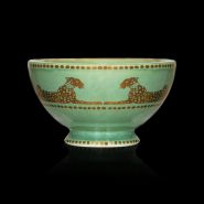 Small Green Ceramic Bowl 