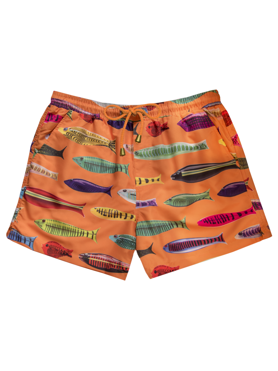 Fishy Orange X-Large Swim Shorts (4)