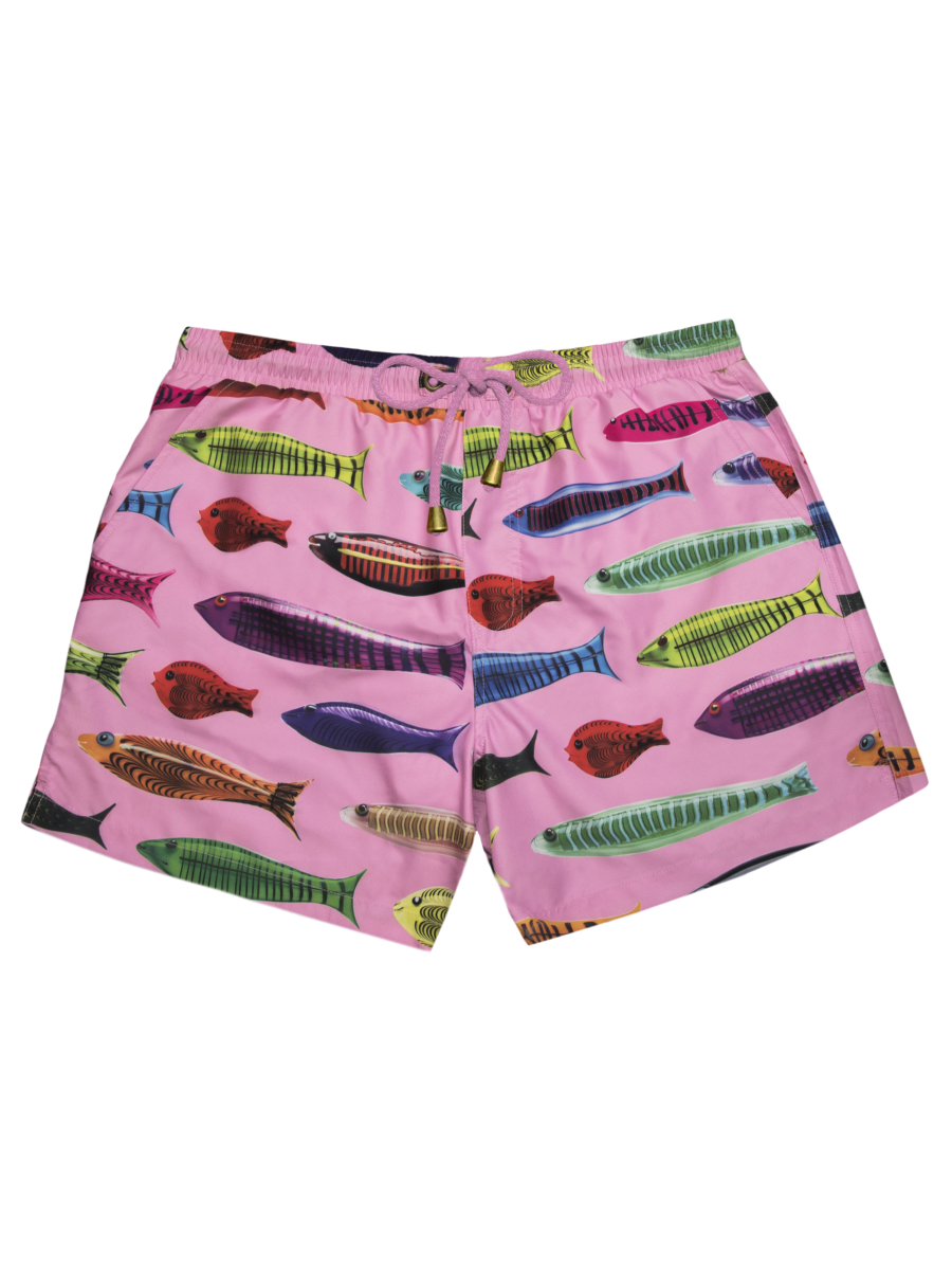Fishy Pink Medium Swim Shorts (2)